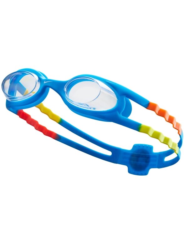 Nike Os Chrome Junior plaukimo akiniai 3-6 metų mėlyni NESSD166-401 Nike Os Chrome Junior plaukimo akiniai 3-6 metų mėlyni NESSD166-401