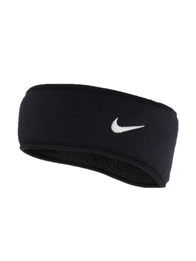 Nike Phoenix Fleece Headband juosta ant galvos juoda Nike Phoenix Fleece Headband juosta ant galvos juoda