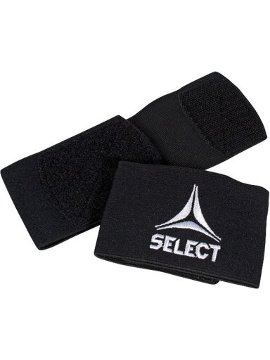 Select blauzdų apsaugų tvirtinimo juostos juodos 5965