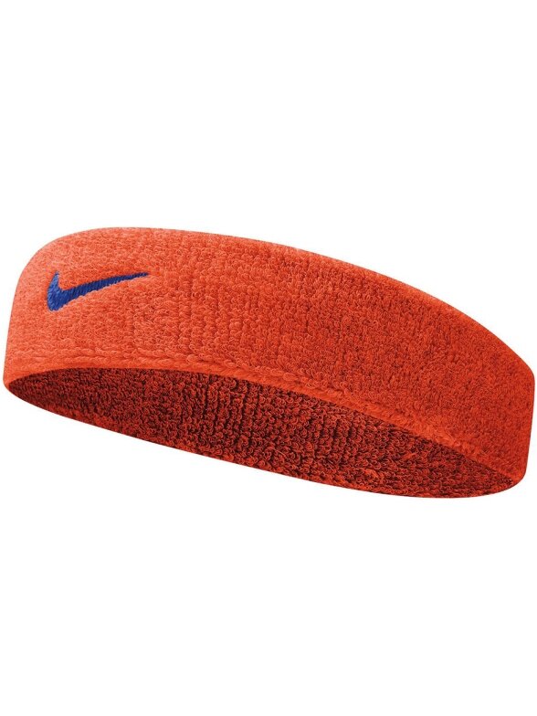 Opaska na głowę Nike Swoosh Headband pomarańczowa N0001544804OS Opaska na głowę Nike Swoosh Headband pomarańczowa N0001544804OS
