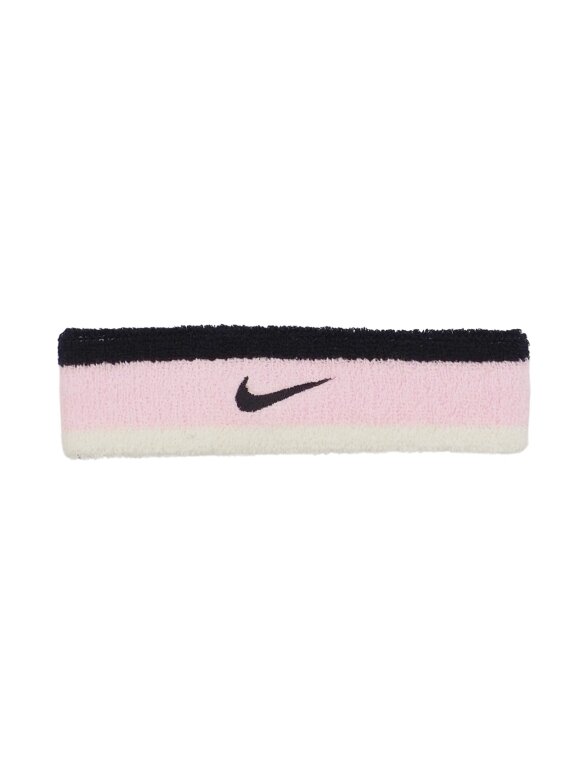 Nike Swoosh galvos juosta rožinė-juoda-balta Nike Swoosh galvos juosta rožinė-juoda-balta