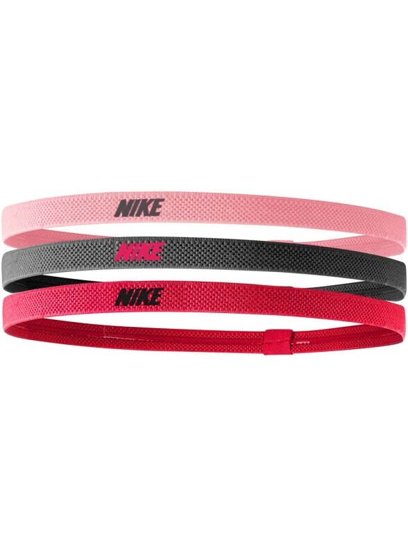 Nike Elastic 2.0 plaukų juostos 3 vnt. rožinė, violetinė, rožinė N1004529658OS Nike Elastic 2.0 plaukų juostos 3 vnt. rožinė, violetinė, rožinė N1004529658OS