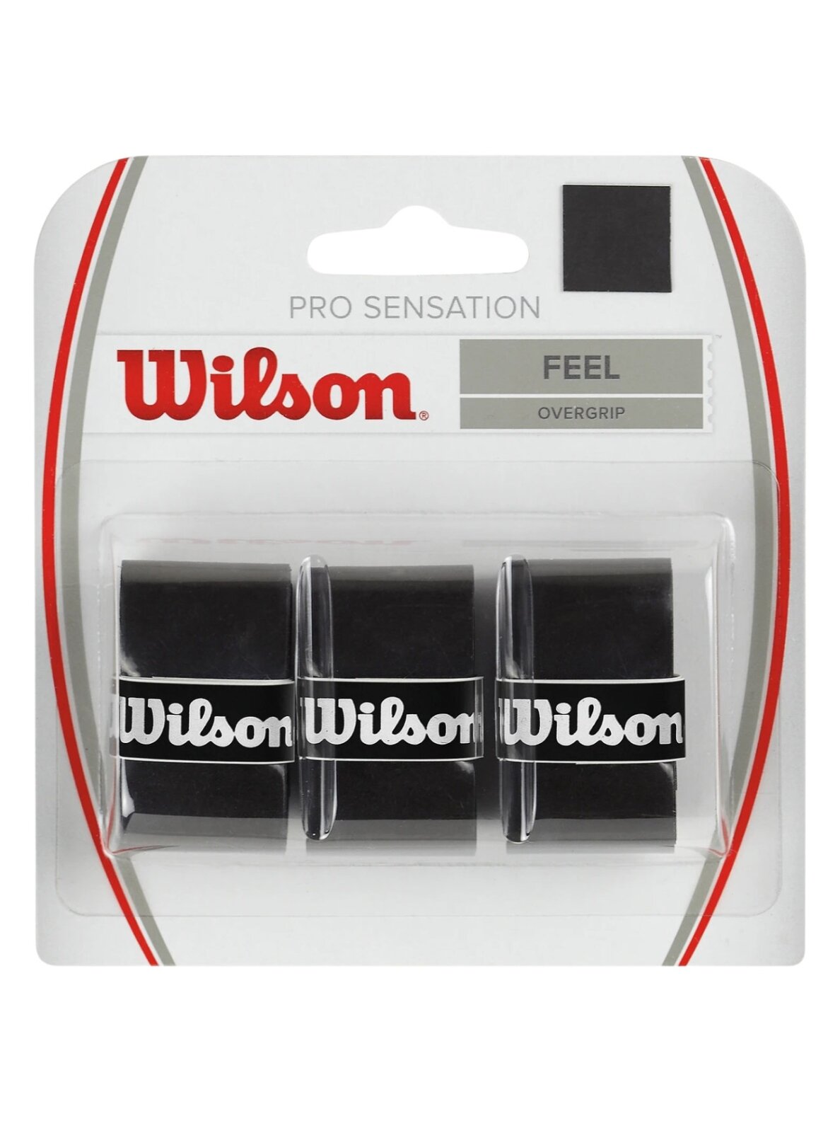 Wilson Pro Sensation Feel Overgrip 3 vnt. juoda WRZ4010BK