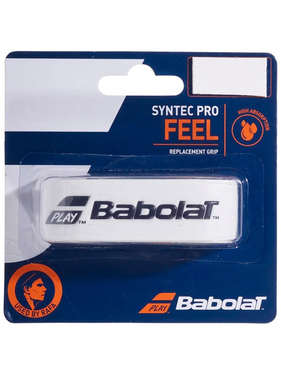 Owijka Babolat Syntec Pro Feel biała 670051 101 Owijka Babolat Syntec Pro Feel biała 670051 101