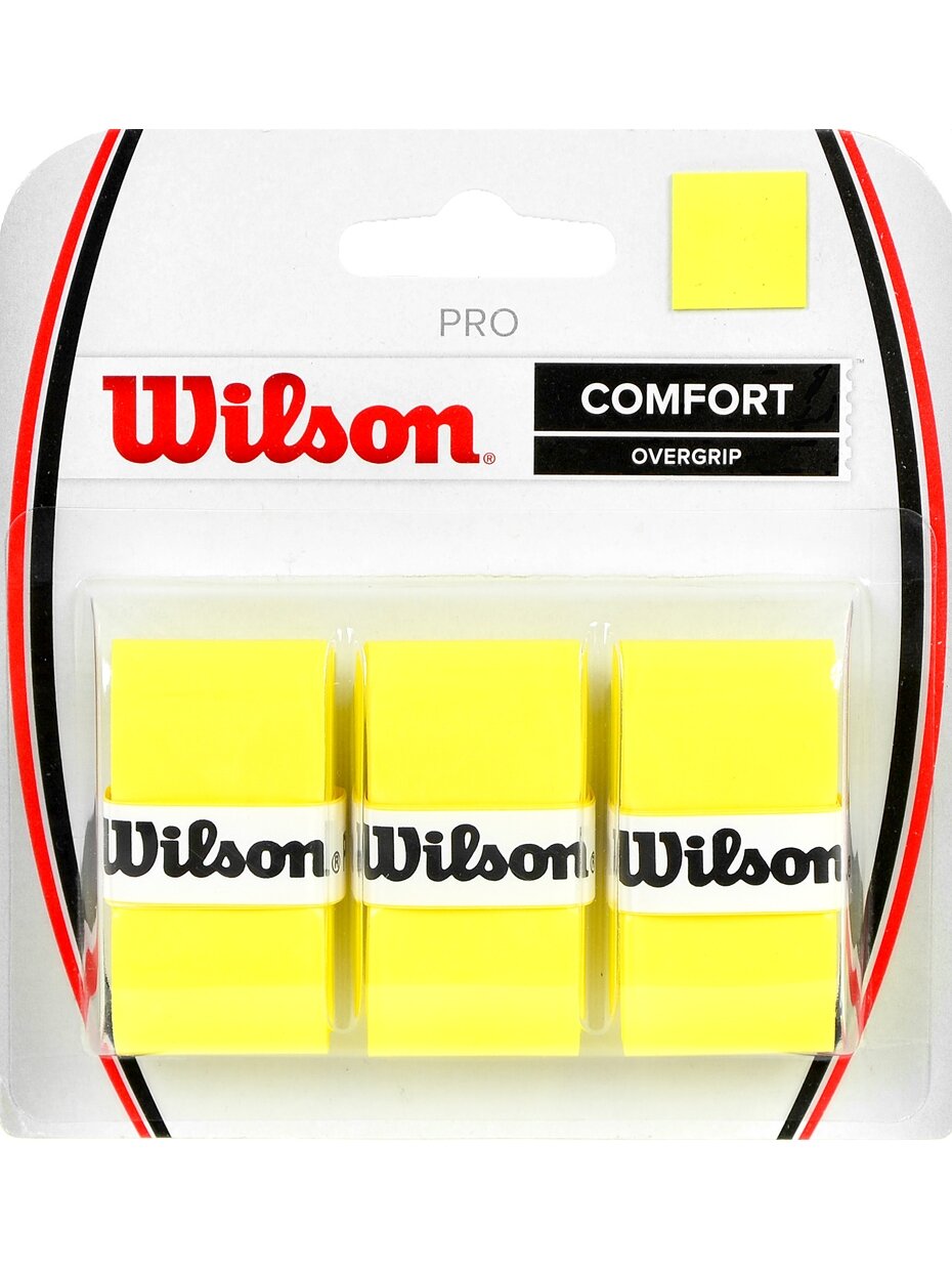 Wilson Pro Comfort Overgrip, geltona, 3 vnt. WRZ4014YE