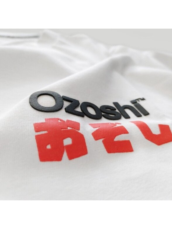 Ozoshi Isao vyriški marškinėliai balti TSH O20TS005 1