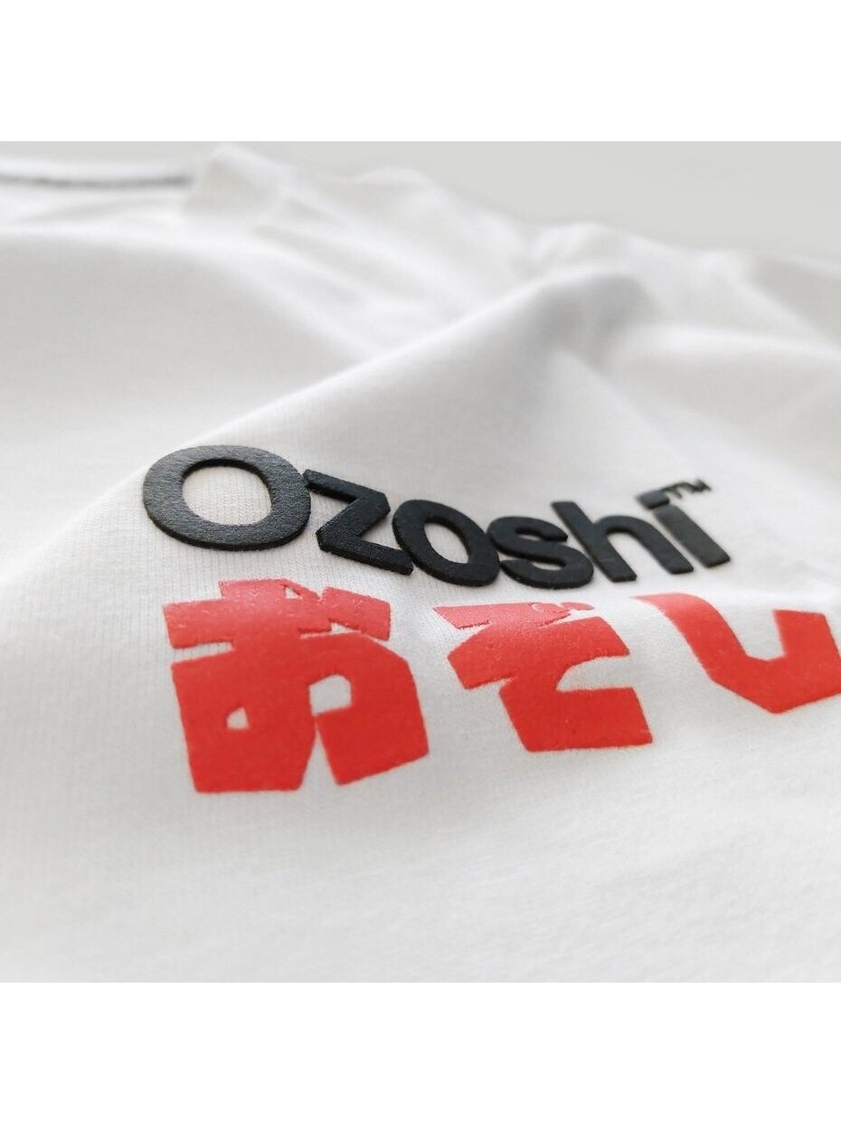 Ozoshi Isao vyriški marškinėliai balti TSH O20TS005 1