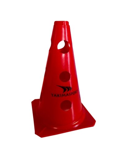 Yakima Sport kūgis su skylutėmis 23 cm raudonas 100606