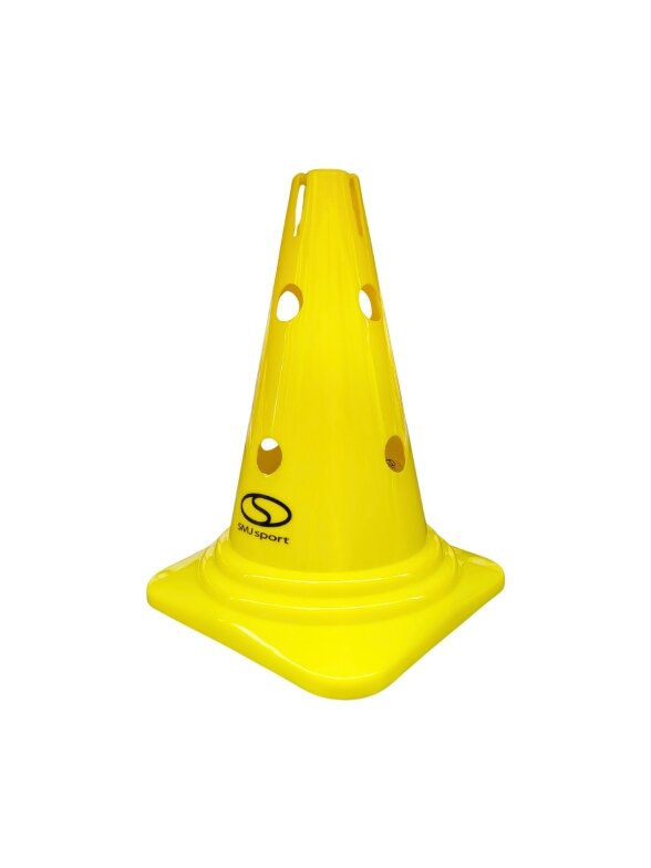 Pachołek Smj 30 cm żółty z otworami VCM-12H8