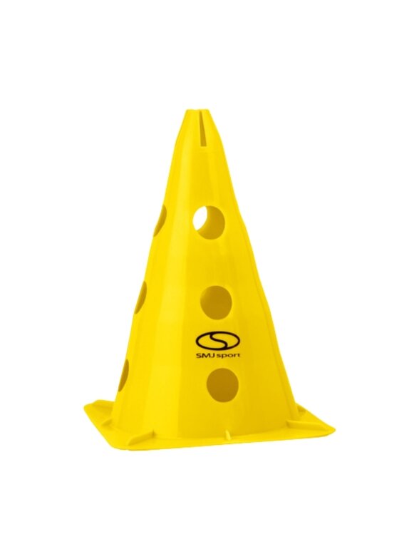 Smj treniruočių kūgis su otvorais 30 cm geltonas 1vnt. PT4-13H-Y Smj treniruočių kūgis su otvorais 30 cm geltonas 1vnt. PT4-13H-Y