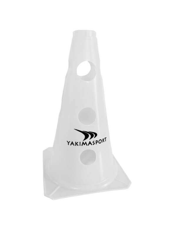Pachołek z otworami Yakima Sport 23 cm biały 100624 Pachołek z otworami Yakima Sport 23 cm biały 100624