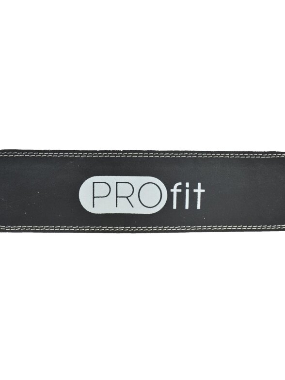 Profit kultūrizmo diržas siauras Gym Pro juodas 1702 1
