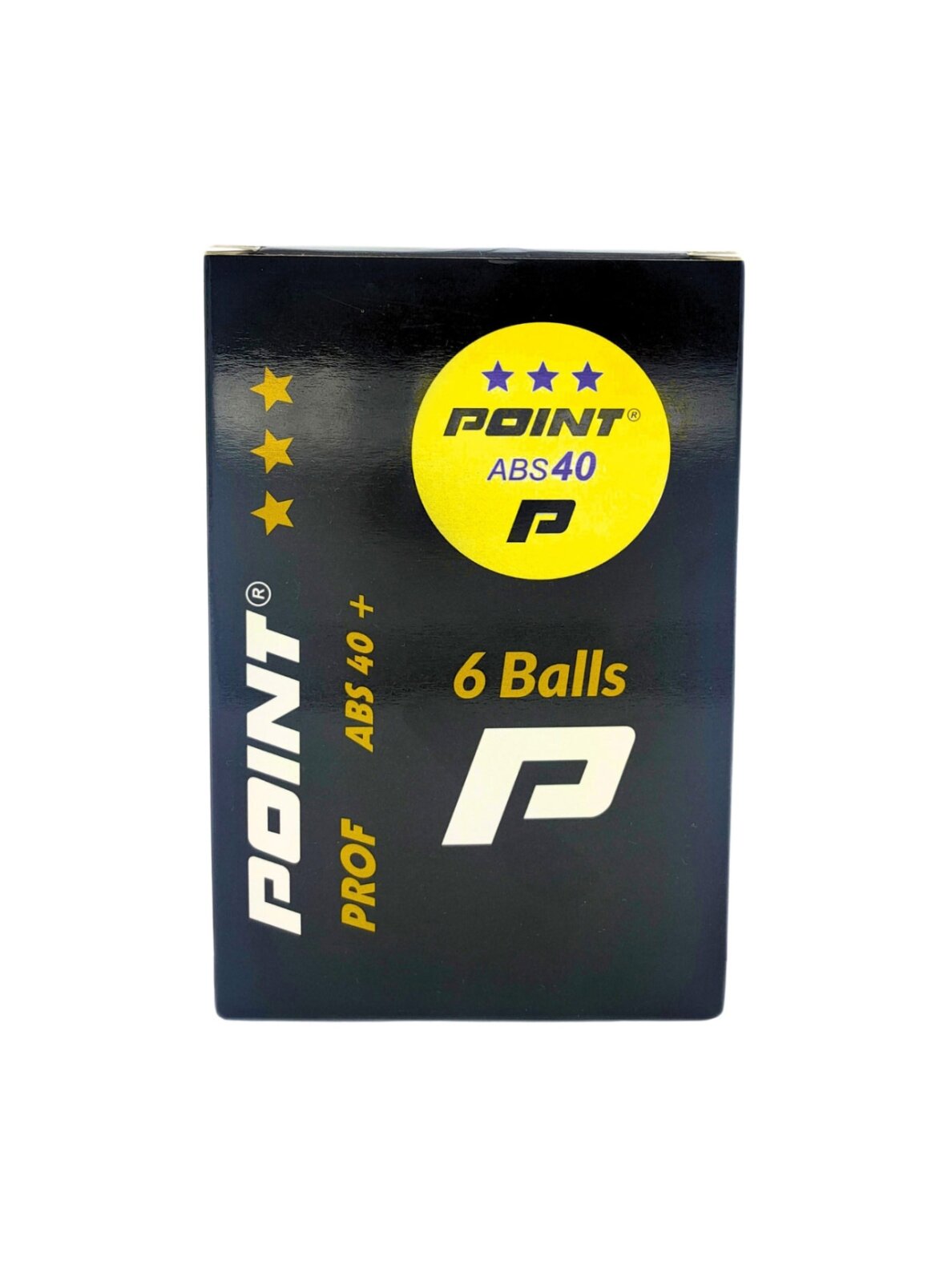 Point Prof ABS40 stalo teniso kamuoliukai *** 6 vnt. oranžinė
