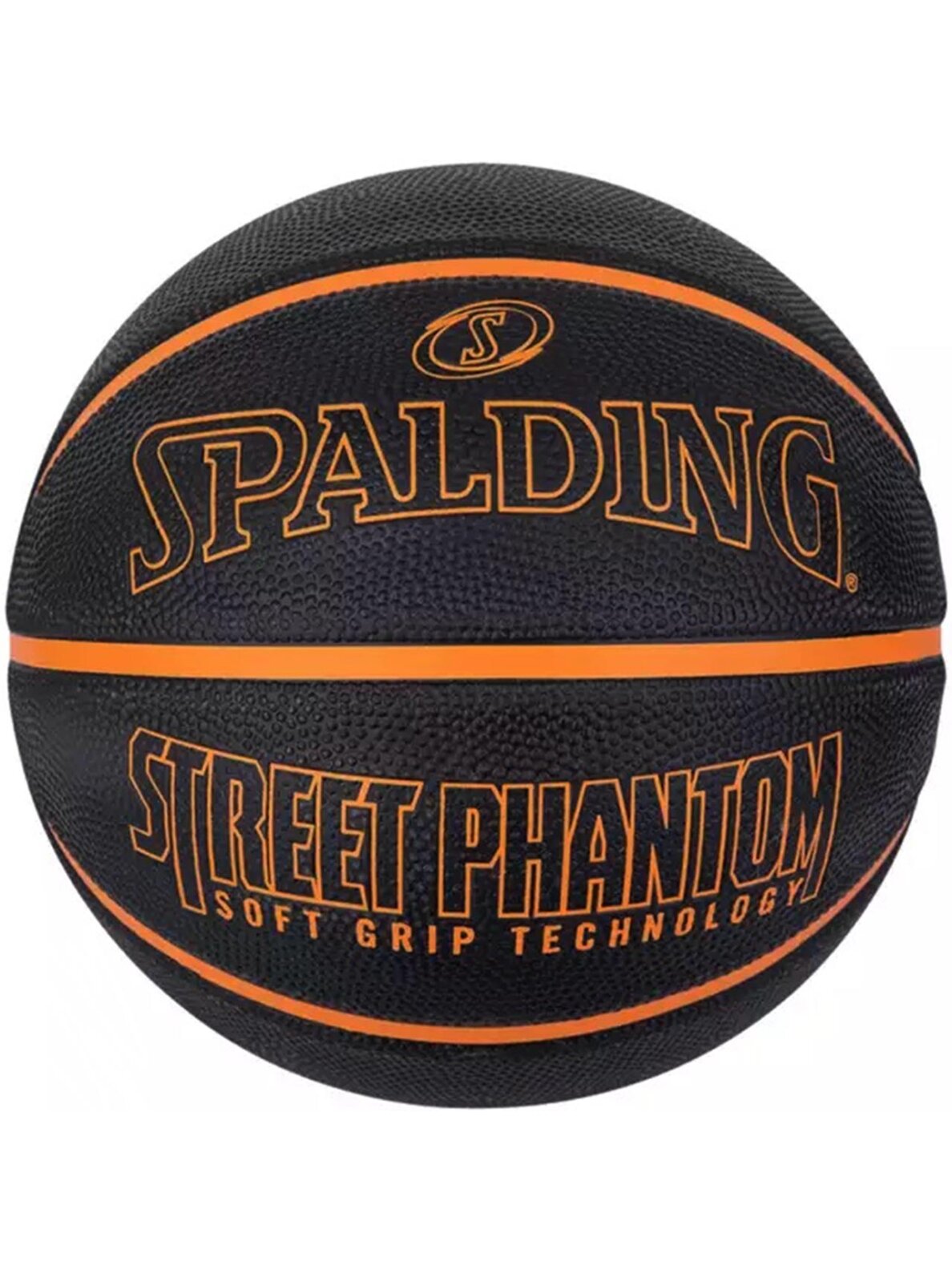 Spalding Phantom krepšinio kamuolys, juodas-oranžinis 84383Z Spalding Phantom krepšinio kamuolys, juodas-oranžinis 84383Z