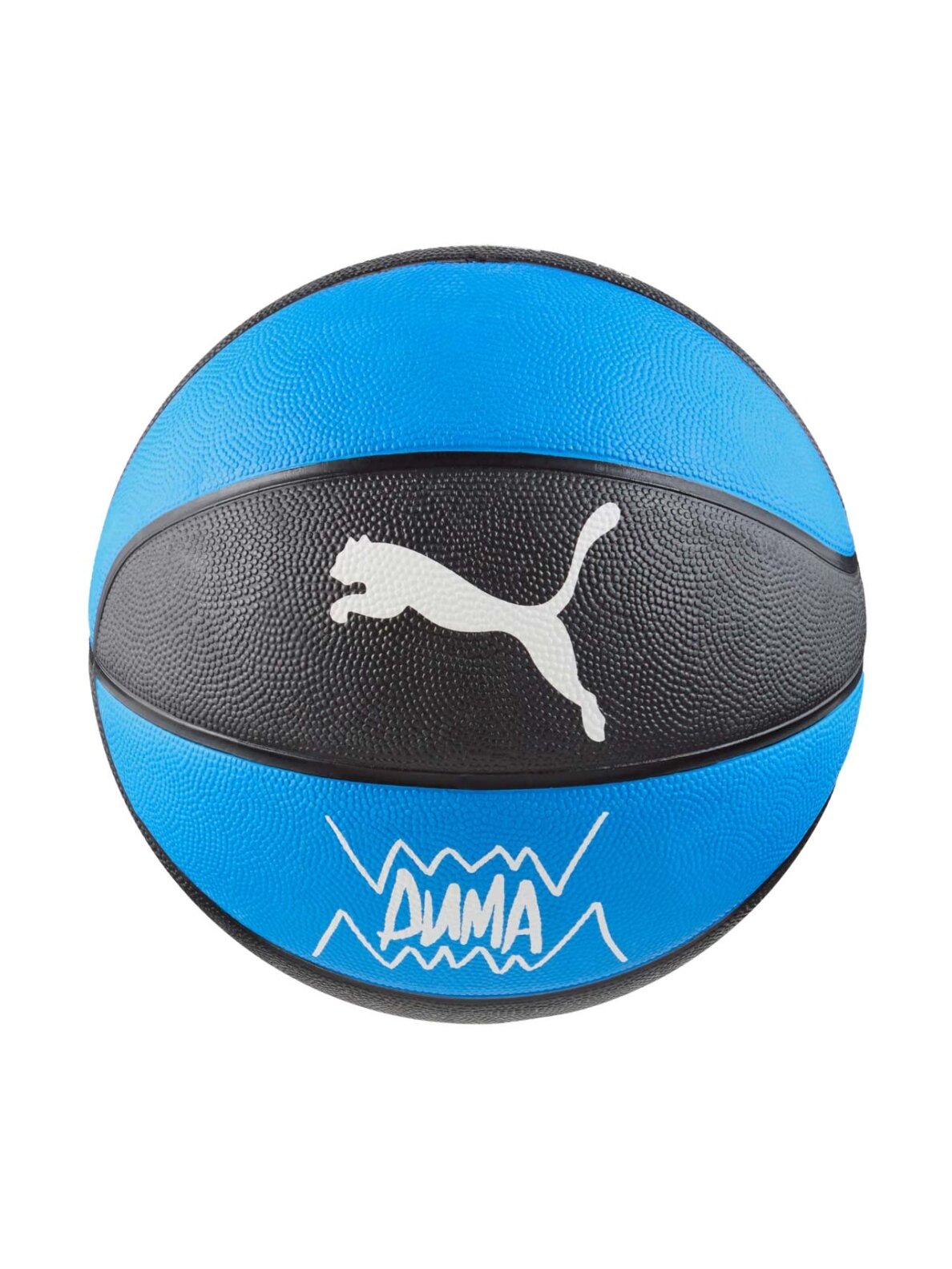 Puma teamJAWS Basketball krepšinio kamuolys mėlynas-juodas 84688 01 Puma teamJAWS Basketball krepšinio kamuolys mėlynas-juodas 84688 01