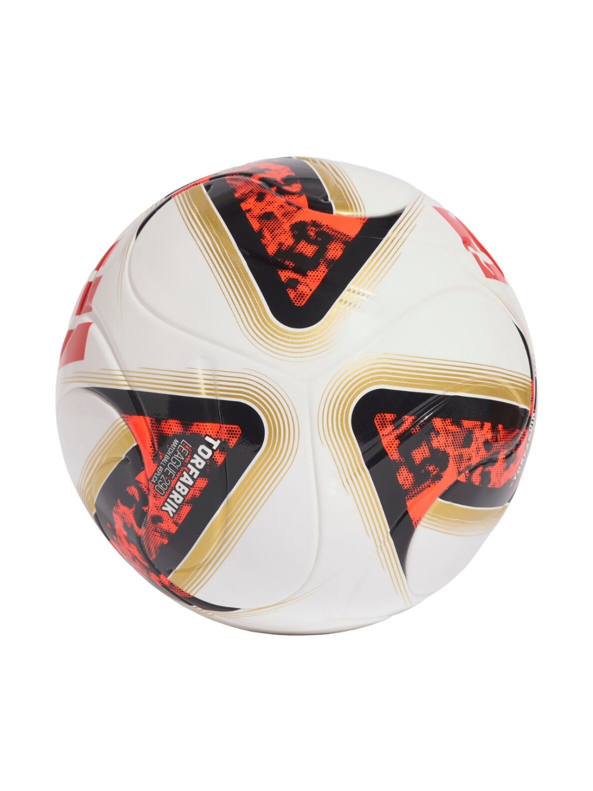 adidas Bundesliga 26/27 Torfabrik League J290 futbolo kamuolys, baltas-oranžinis-auksinis HY5059 1 adidas Bundesliga 26/27 Torfabrik League J290 futbolo kamuolys, baltas-oranžinis-auksinis HY5059 1