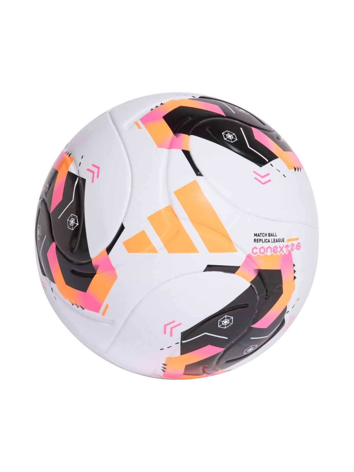 adidas Conext 26 League futbolo kamuolys baltas-juodas-oranžinis KE5865 adidas Conext 26 League futbolo kamuolys baltas-juodas-oranžinis KE5865