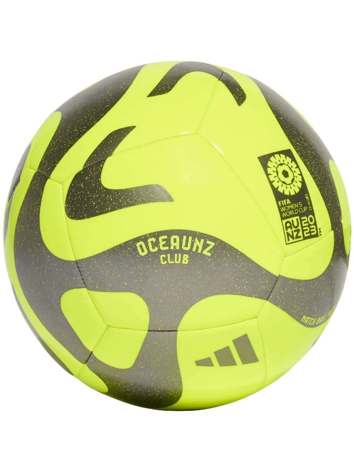 Adidas Oceauz Club Ball futbolas geltonai pilkas HZ6932 Adidas Oceauz Club Ball futbolas geltonai pilkas HZ6932