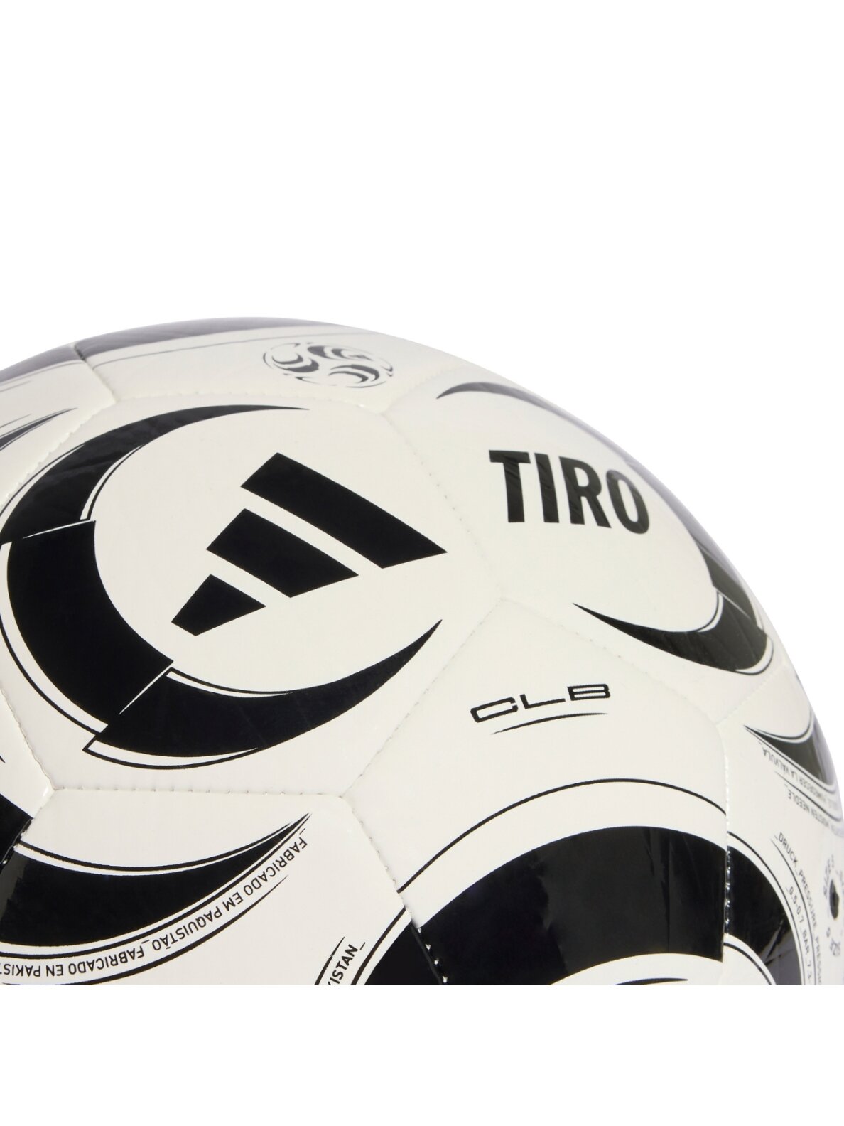 adidas Tiro Club futbolo kamuolys juodai-baltas JW1530 2