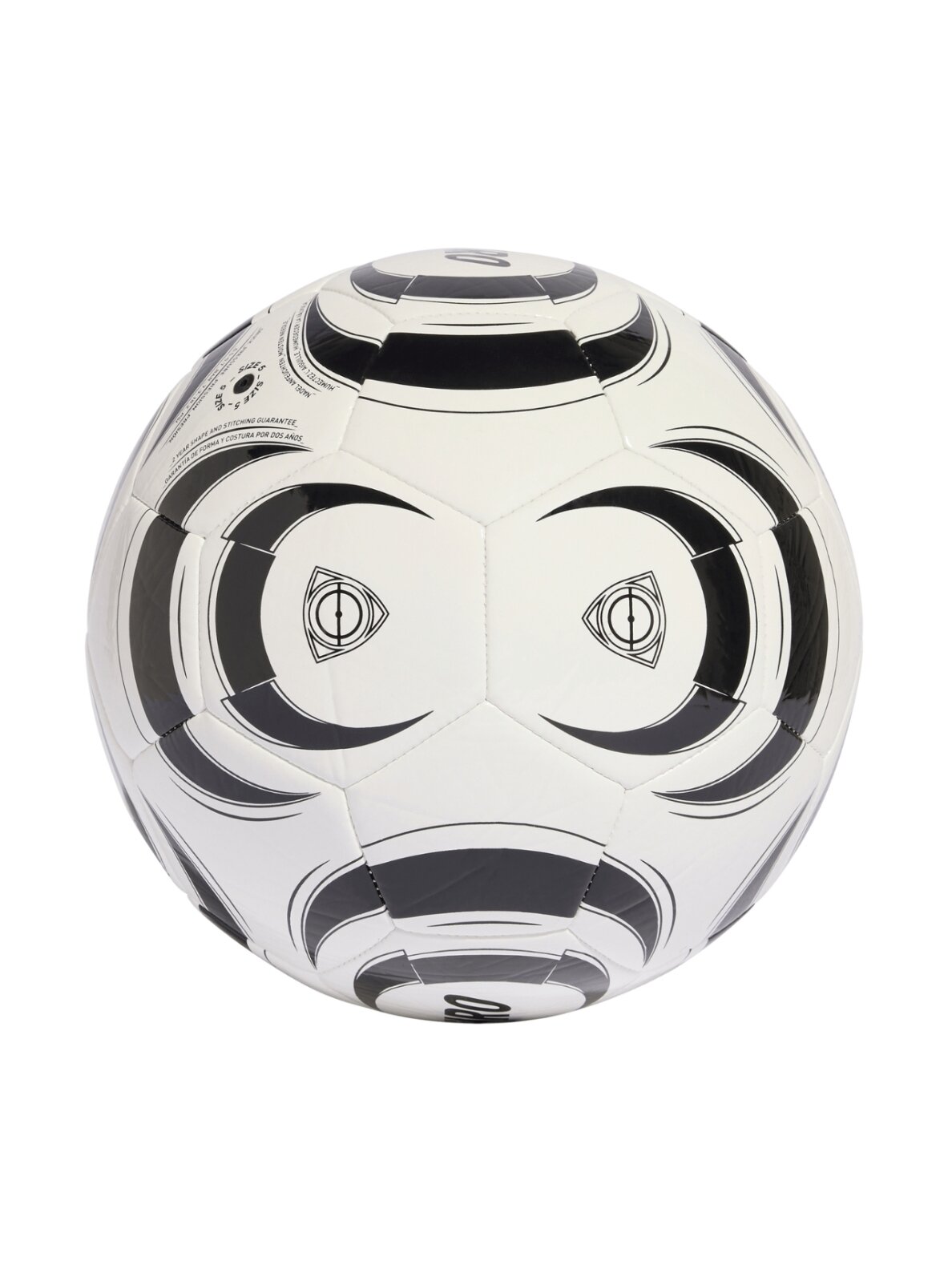 adidas Tiro Club futbolo kamuolys juodai-baltas JW1530 1 adidas Tiro Club futbolo kamuolys juodai-baltas JW1530 1
