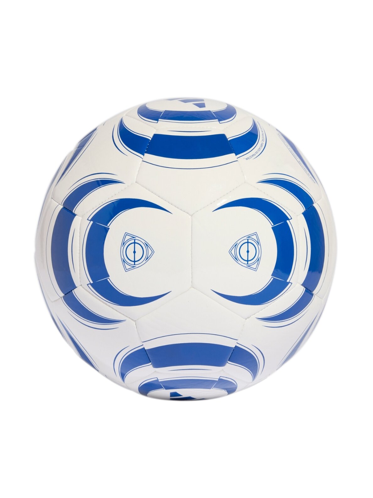 adidas Tiro Club futbolo kamuolys baltas-mėlynas KF8846 1 adidas Tiro Club futbolo kamuolys baltas-mėlynas KF8846 1