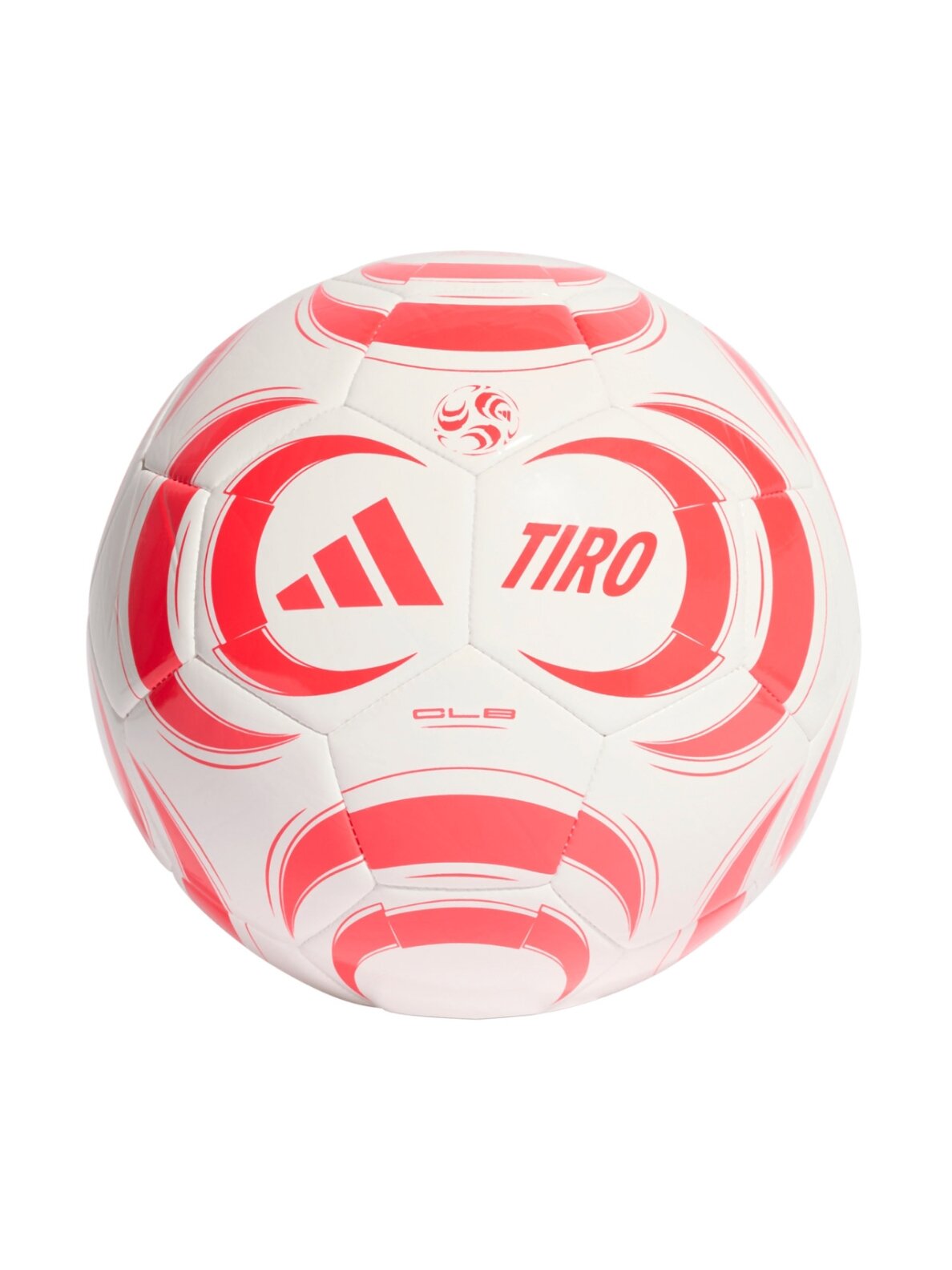 adidas Tiro Club futbolo kamuolys balto-oranžinis JW1531 adidas Tiro Club futbolo kamuolys balto-oranžinis JW1531