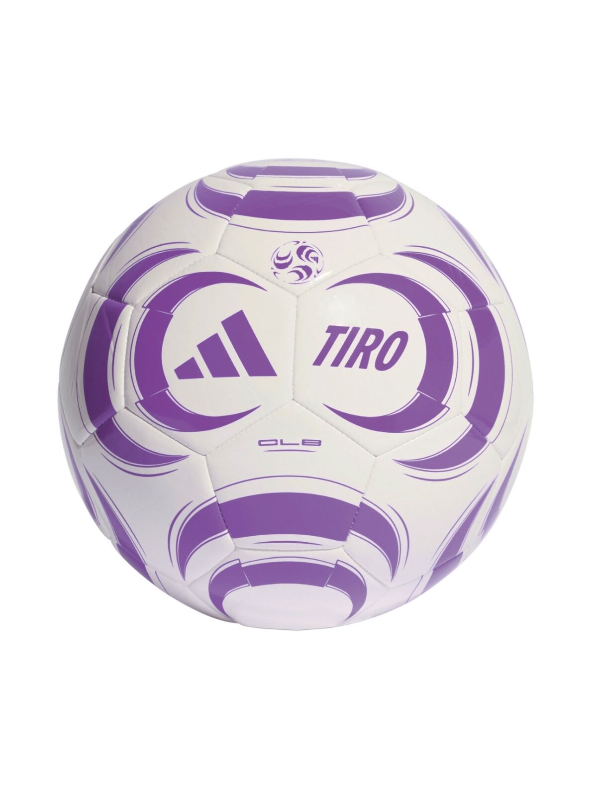 adidas Tiro Club Sala futbolo kamuolys baltas-violetinis JW1535