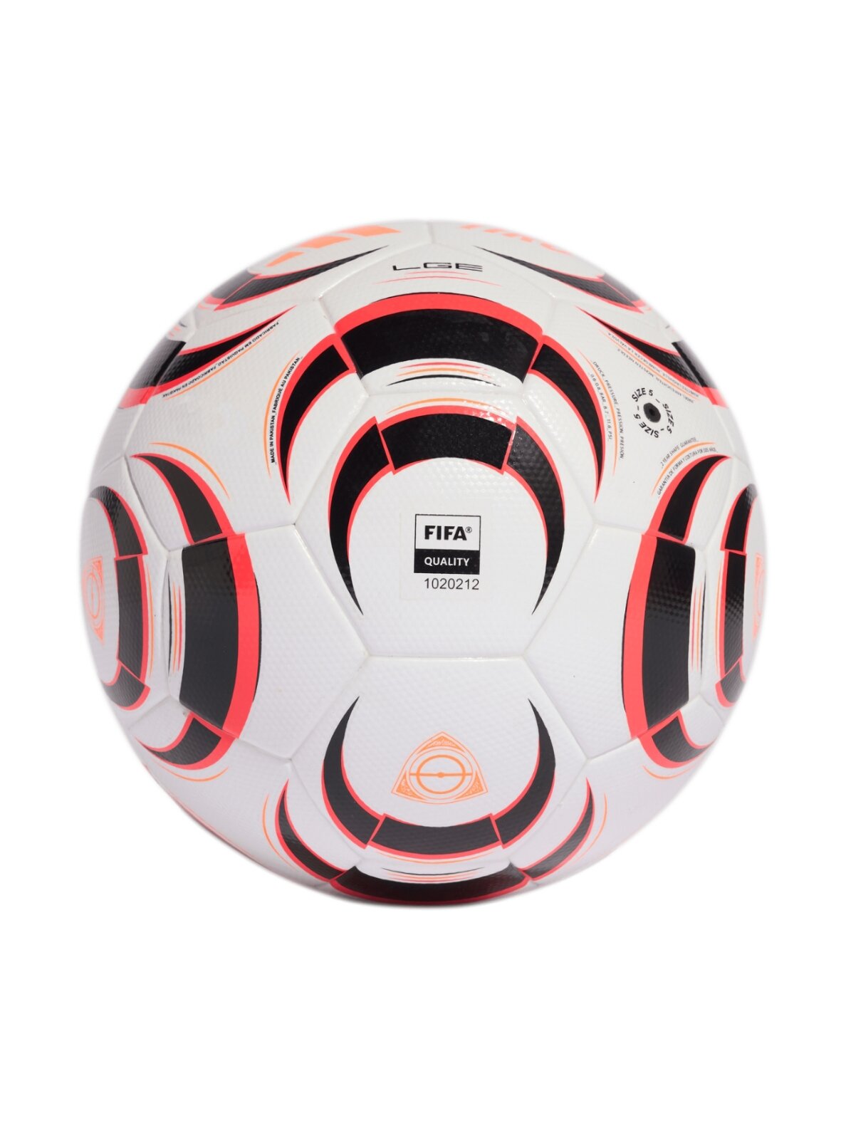 adidas Tiro League futbolo kamuolys balta-juoda-oranžinė KA5263 1