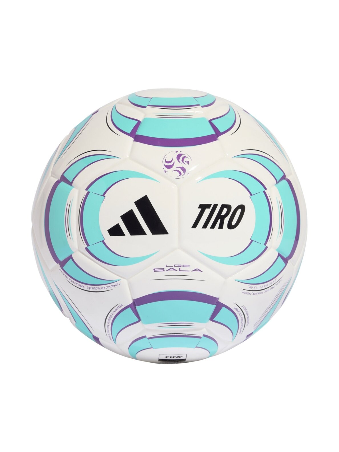 Adidas Tiro League Sala futbolo kamuolys balta-mėlyna JW1526
