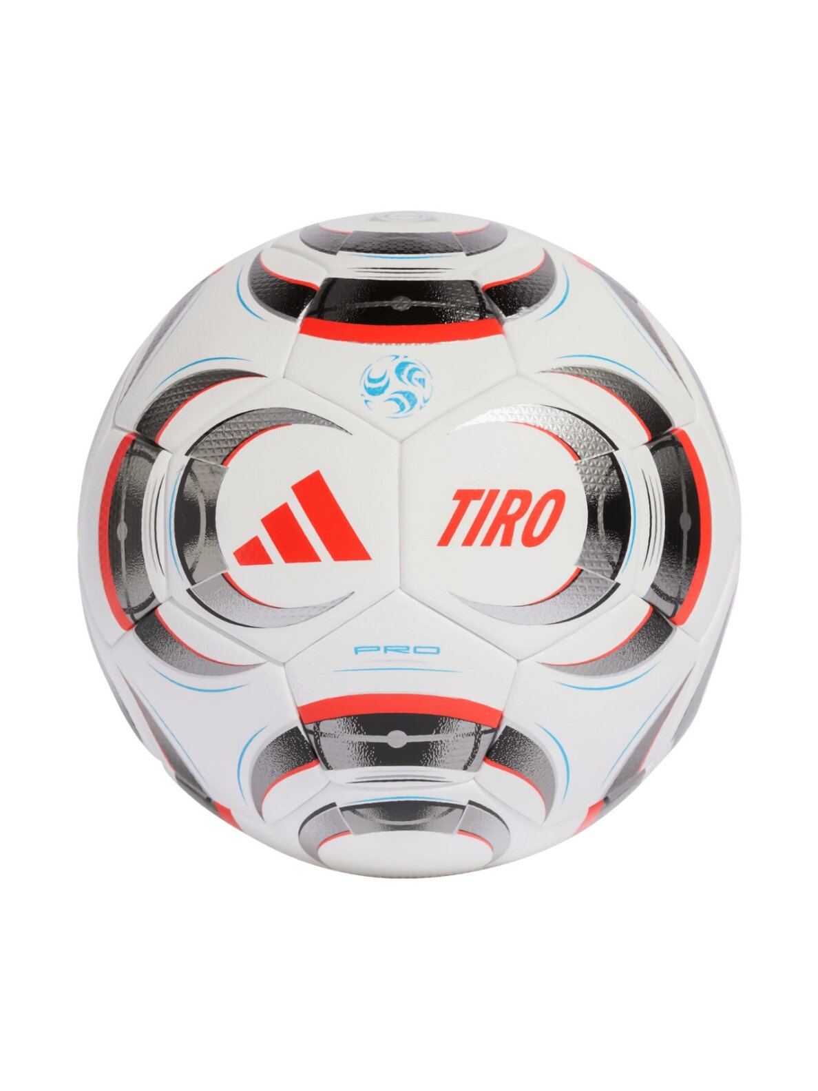 Adidas Tiro Pro football kamuolys baltas-pilkas JW1533
