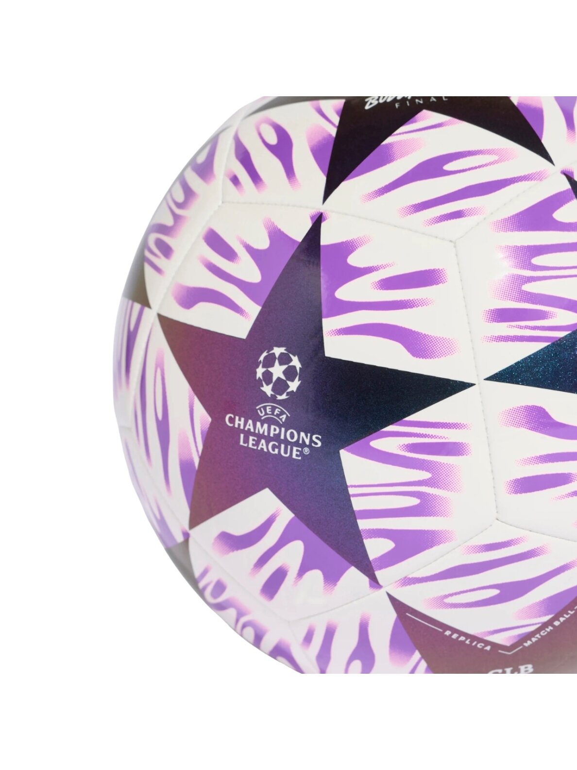 Adidas UCL 25/26 Final Club futbolo kamuolys, baltas/violetinis, JX9093 3