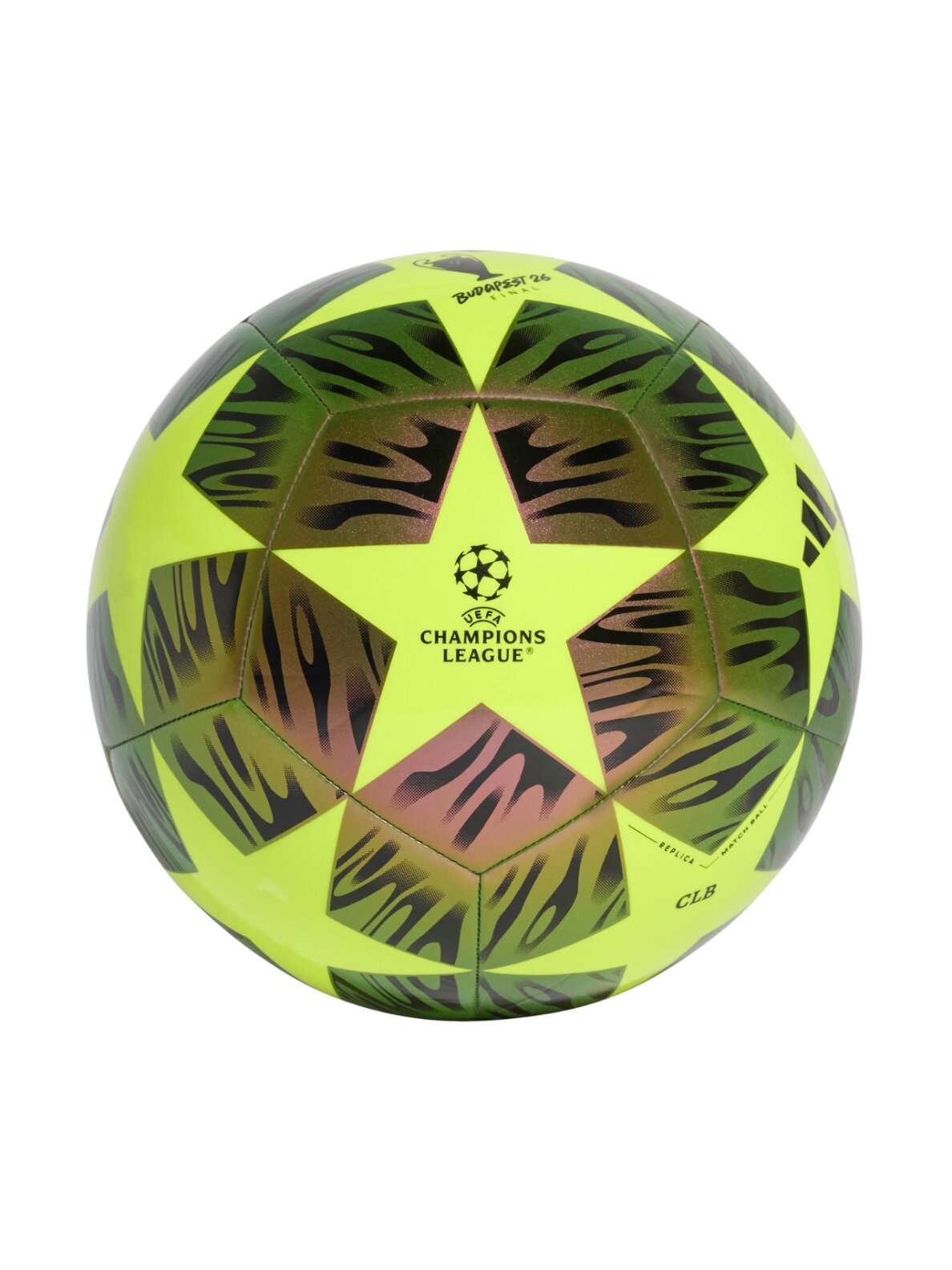 Adidas futbolo kamuolys UCL 25/26 Final Club žalias-juodas JX9092 1 Adidas futbolo kamuolys UCL 25/26 Final Club žalias-juodas JX9092 1