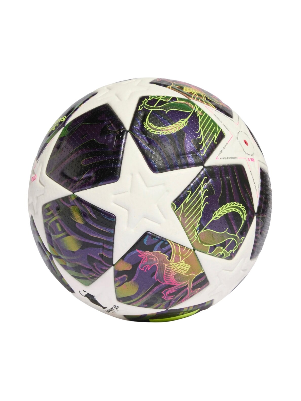Adidas UCL 25/26 Final Pro futbolo kamuolys violetinis-baltas JX9077 2 Adidas UCL 25/26 Final Pro futbolo kamuolys violetinis-baltas JX9077 2