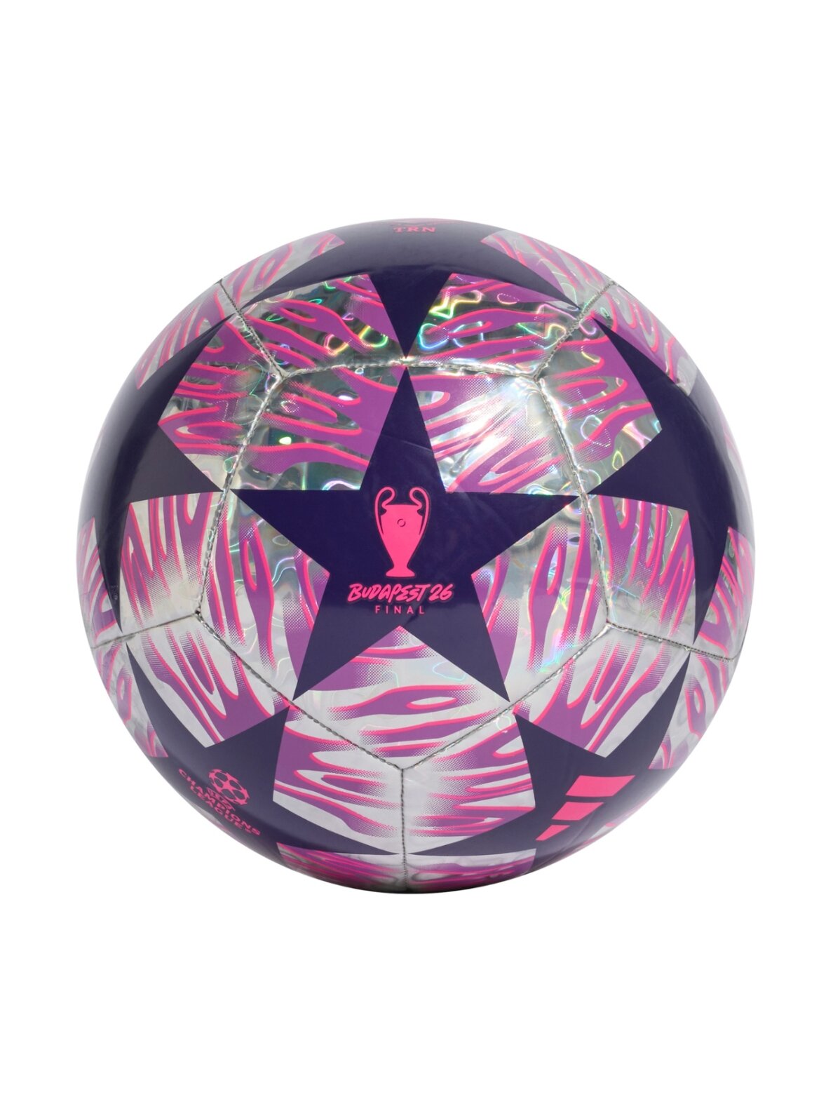 Adidas futbolo kamuolys UCL 25/26 Final Training Foil violetinis JX9104 1