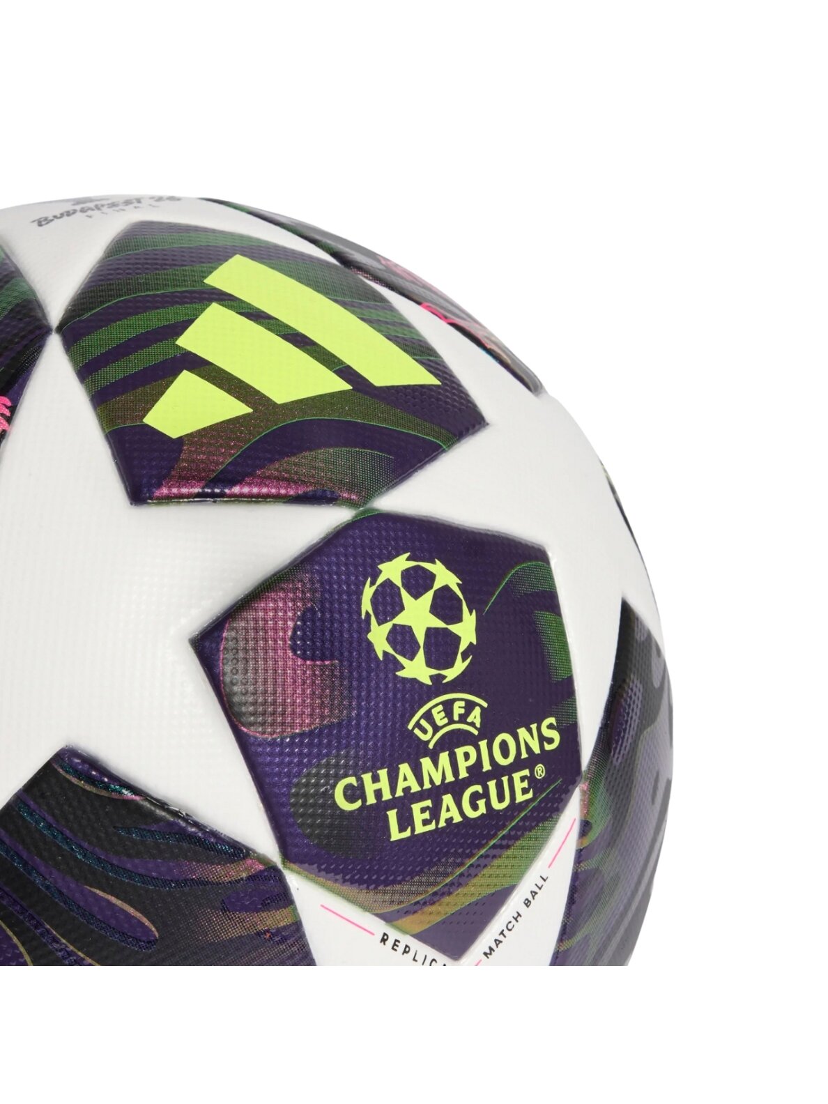 Adidas UCL 25/26 Street Ball futbolo kamuolys, baltas/violetinis, JX9088 2 Adidas UCL 25/26 Street Ball futbolo kamuolys, baltas/violetinis, JX9088 2