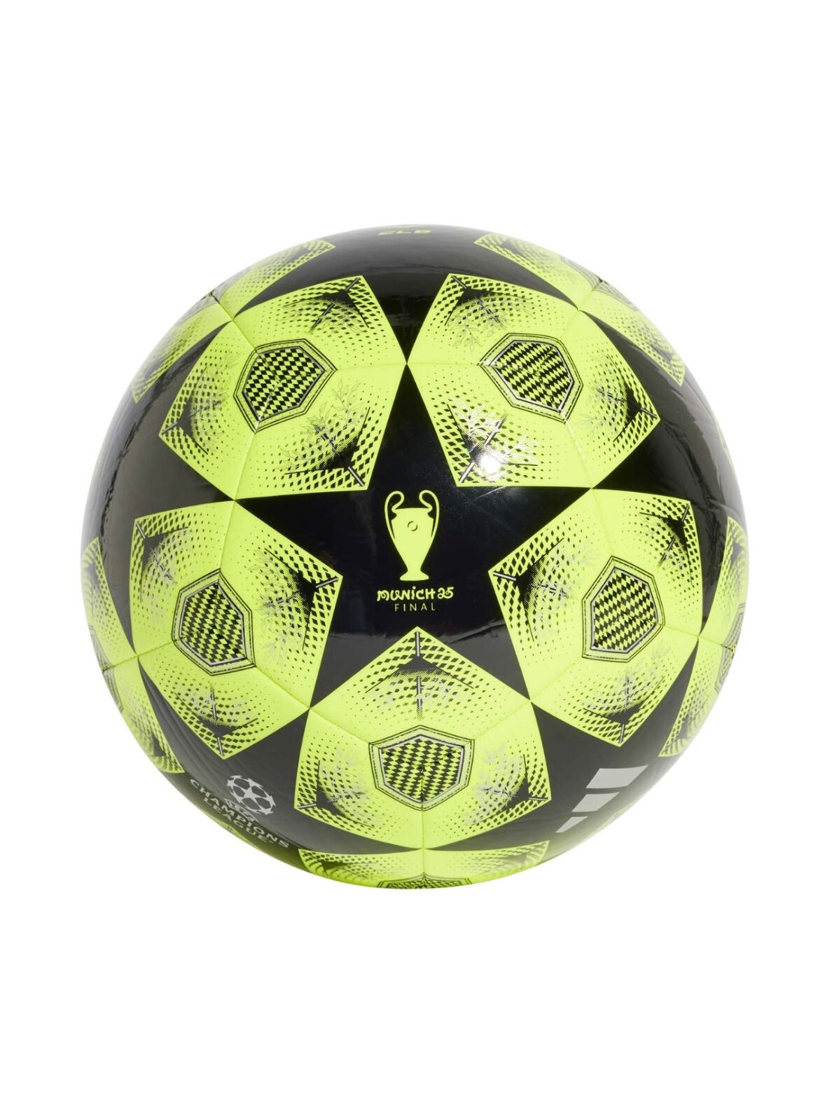 Adidas UCL Club 24/25 Knockout Stages futbolo kamuolys geltonai-juodas JH1282 Adidas UCL Club 24/25 Knockout Stages futbolo kamuolys geltonai-juodas JH1282