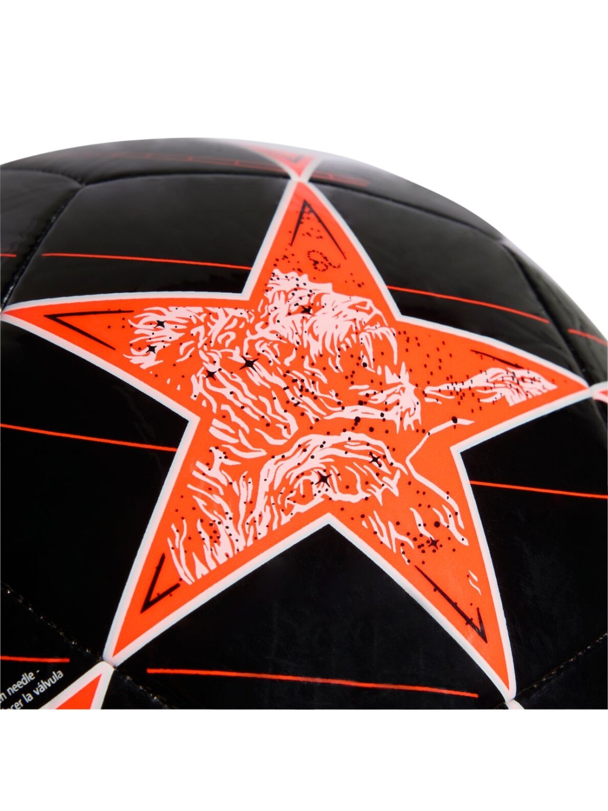 Adidas UCL Club 25/26 League Stage futbolo kamuolys juodai-oranžinis JP1538 1