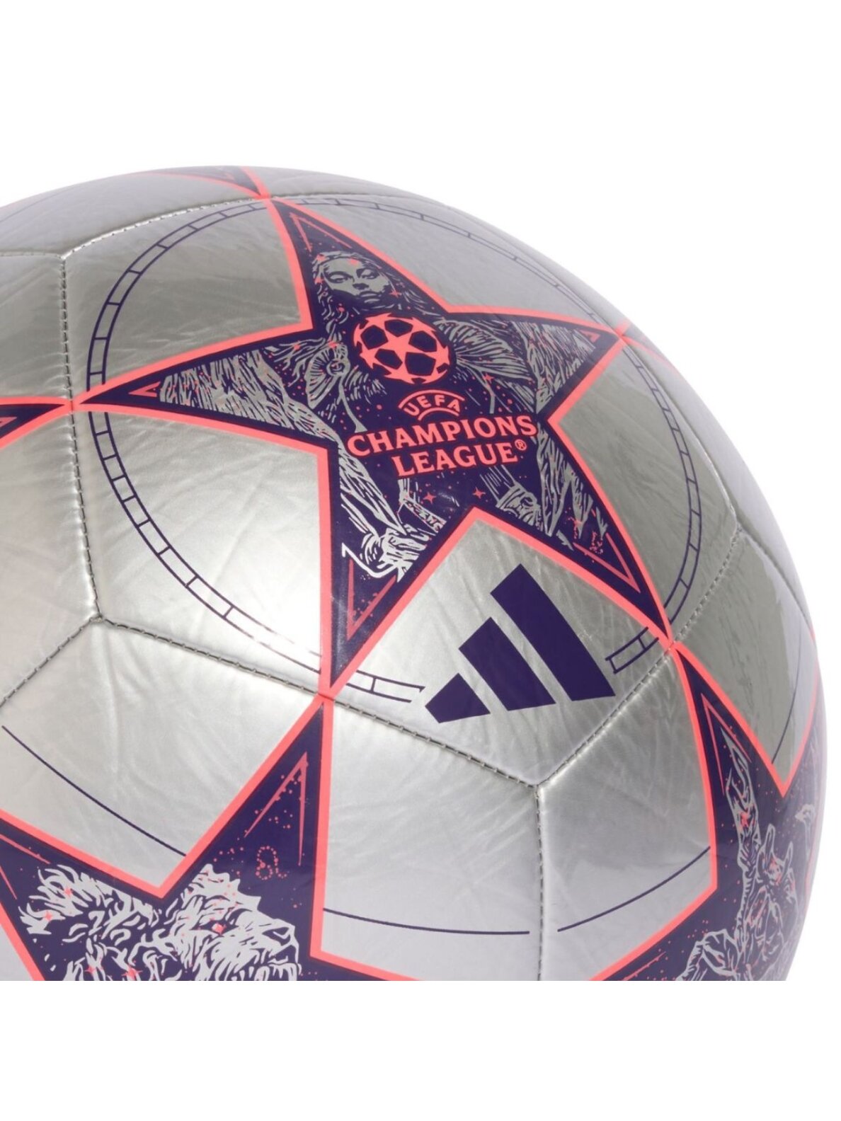 Adidas UCL Club 25/26 League Stage futbolo kamuolys sidabrinė JP1539 2