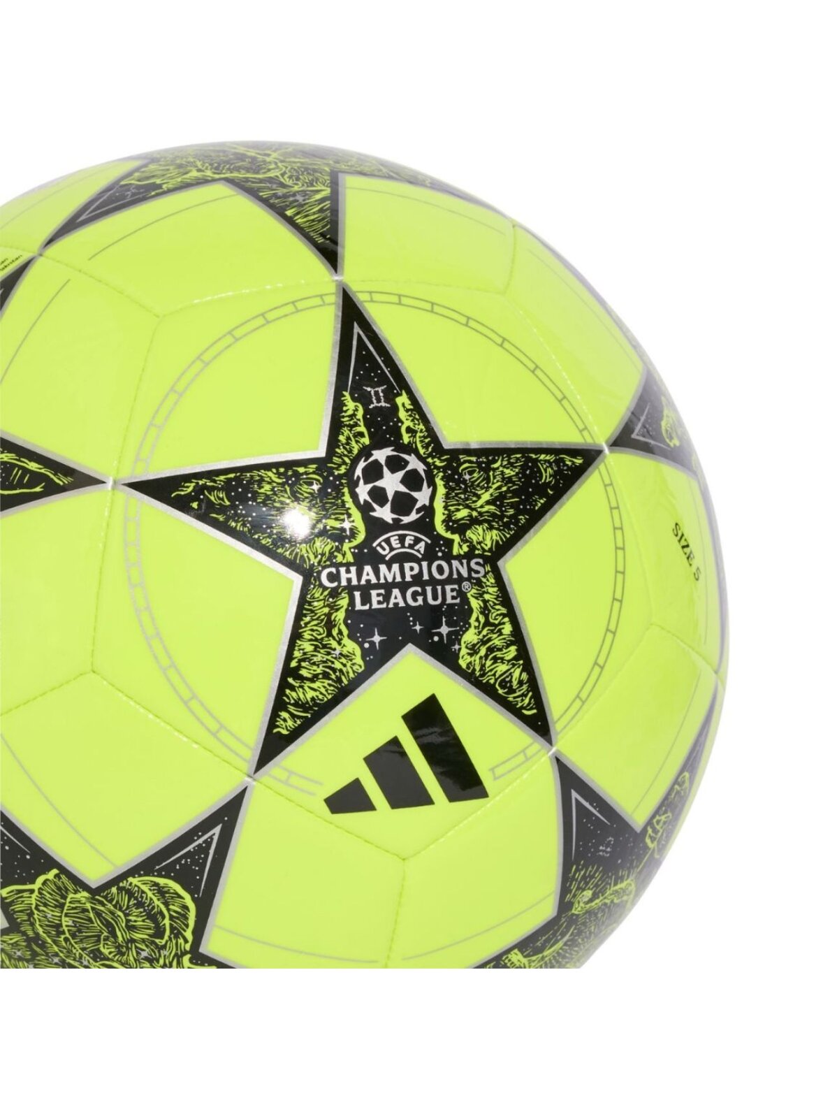 Adidas UCL Club 25/26 League Stage futbolo kamuolys geltonai-juodas JP1537 6 Adidas UCL Club 25/26 League Stage futbolo kamuolys geltonai-juodas JP1537 6