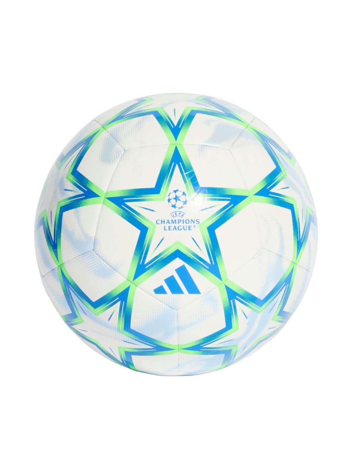 Adidas UCL Club 26/27 League Stage futbolo balta-mėlyna-žalia KX5863 Adidas UCL Club 26/27 League Stage futbolo balta-mėlyna-žalia KX5863