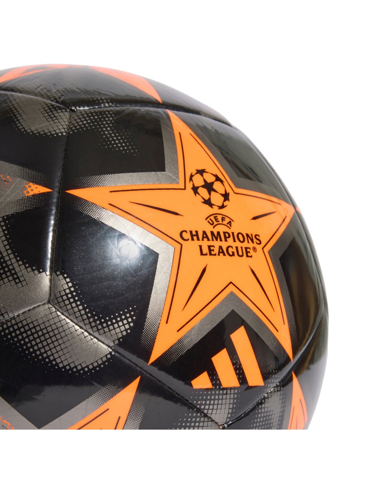 Adidas UCL Club 26/27 League Stage futbolo juodas-sidabras-oranžinis KE9762 2 Adidas UCL Club 26/27 League Stage futbolo juodas-sidabras-oranžinis KE9762 2