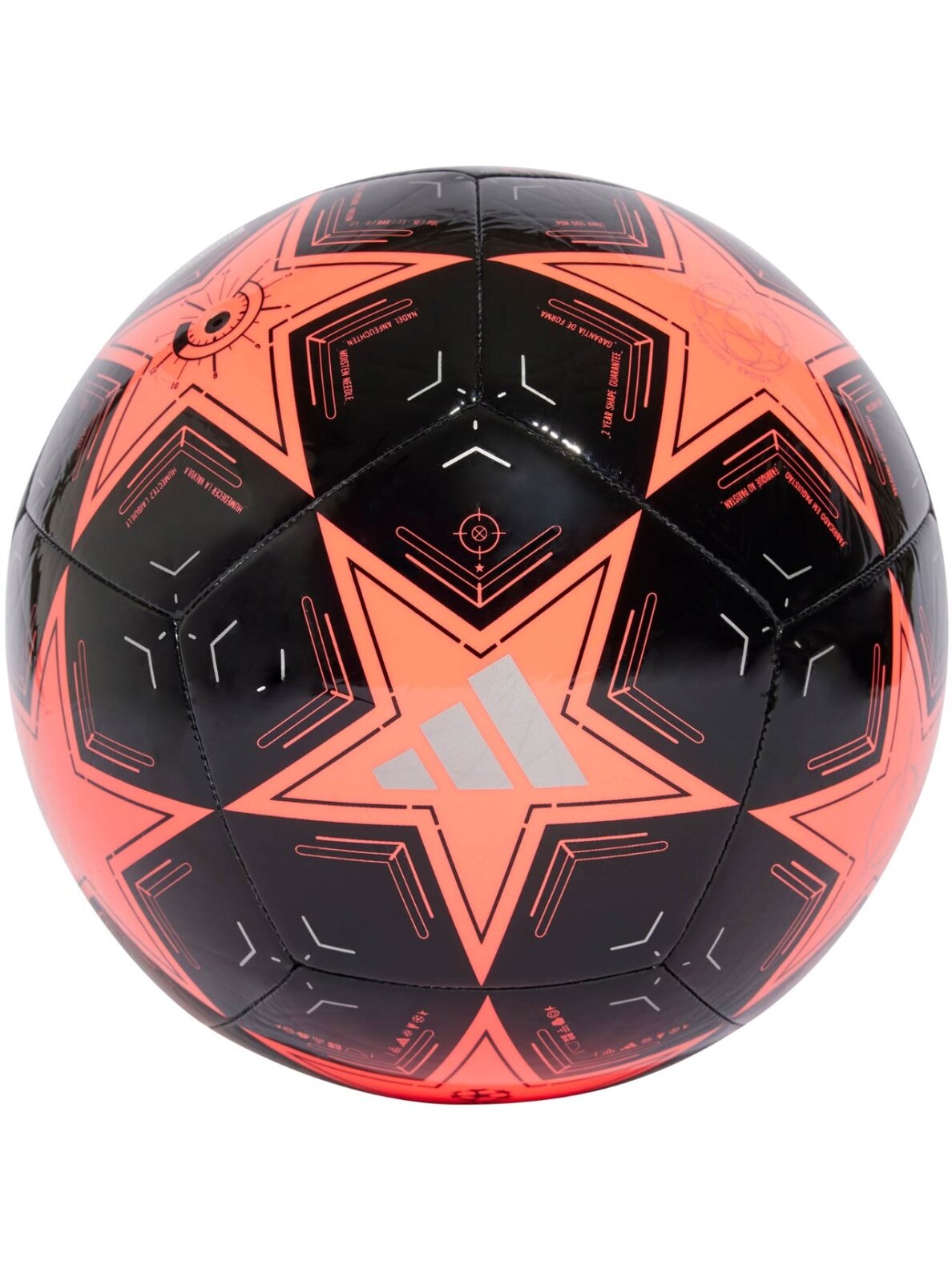 Adidas UCL Club futbolo juodos ir oranžinės spalvos IX4064
