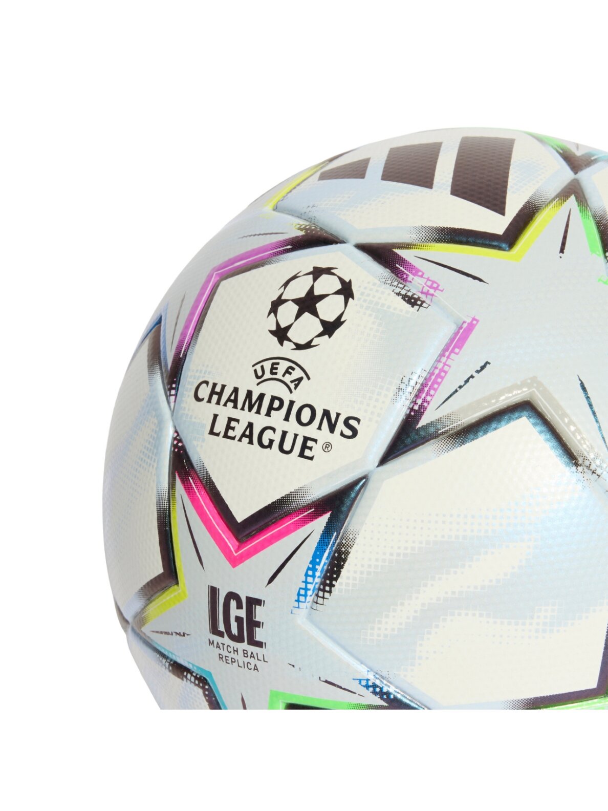 Futbolo kamuolys Adidas UCL League 26/27 League Stage Box balta-mėlyna-rožinė-žalia KE9771 3