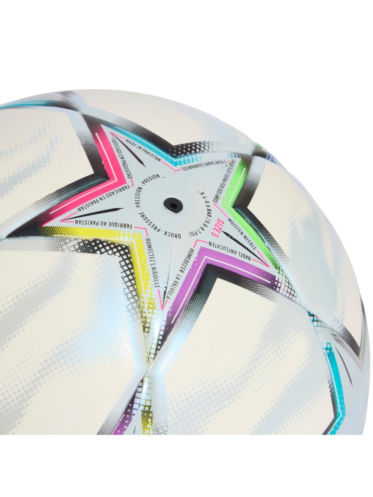 Futbolas adidas UCL League J350 26/27 League Stage balta ir mėlyna KE9768 3