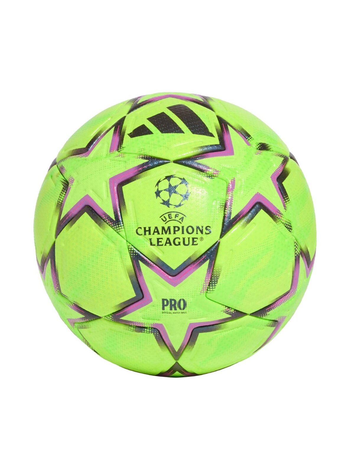 Adidas UCL Pro Winter 26/27 League Stage futbolo žalia-juoda-rožinė KE9769 Adidas UCL Pro Winter 26/27 League Stage futbolo žalia-juoda-rožinė KE9769