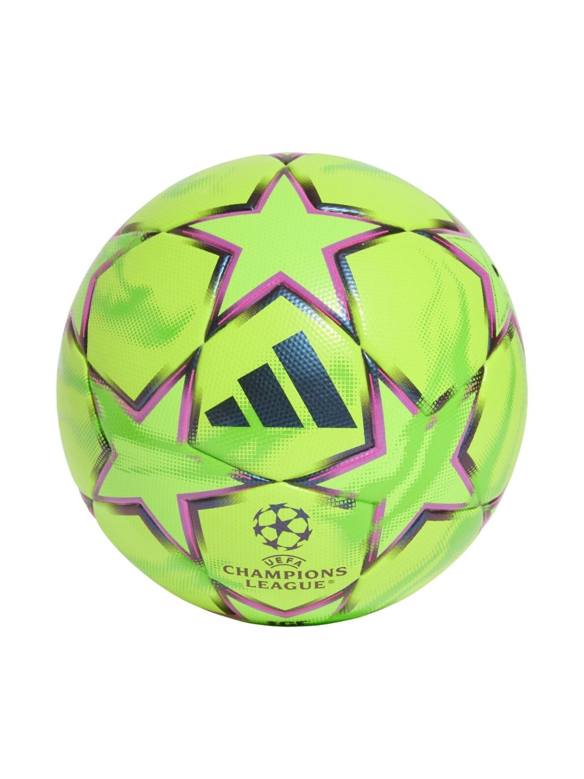 Adidas UCL Winter 26/27 League Stage futbolo žalia-juoda-rožinė KY5573 Adidas UCL Winter 26/27 League Stage futbolo žalia-juoda-rožinė KY5573