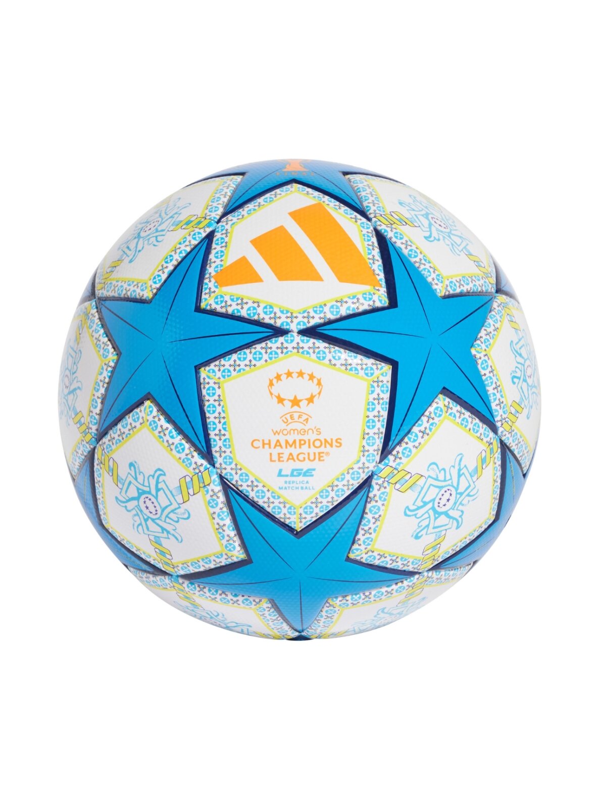 Adidas futbolo kamuolys UWCL League 24/25 Knockout Stages mėlynas JH1299 1 Adidas futbolo kamuolys UWCL League 24/25 Knockout Stages mėlynas JH1299 1