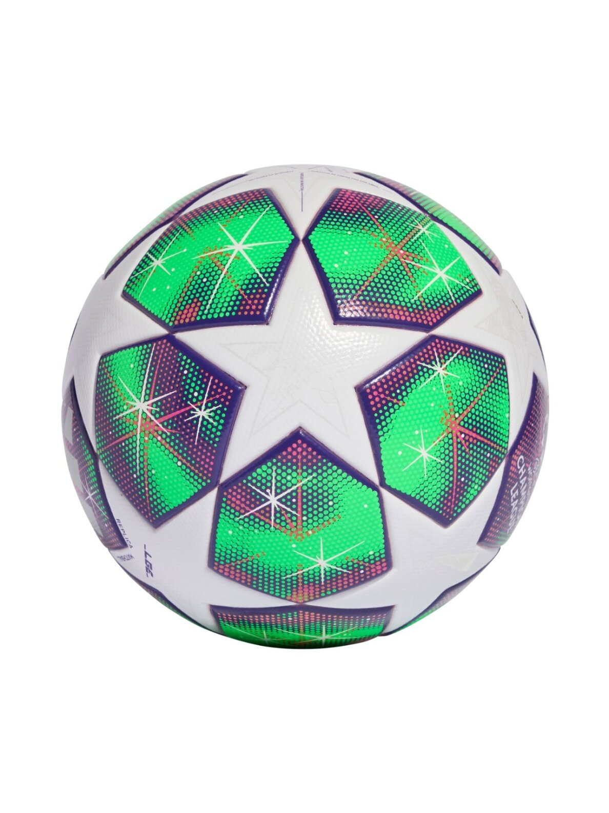 Adidas W UCL 25/26 League Stage futbolo kamuolys moterims violetinė-žalia-balta JP1576 1 Adidas W UCL 25/26 League Stage futbolo kamuolys moterims violetinė-žalia-balta JP1576 1