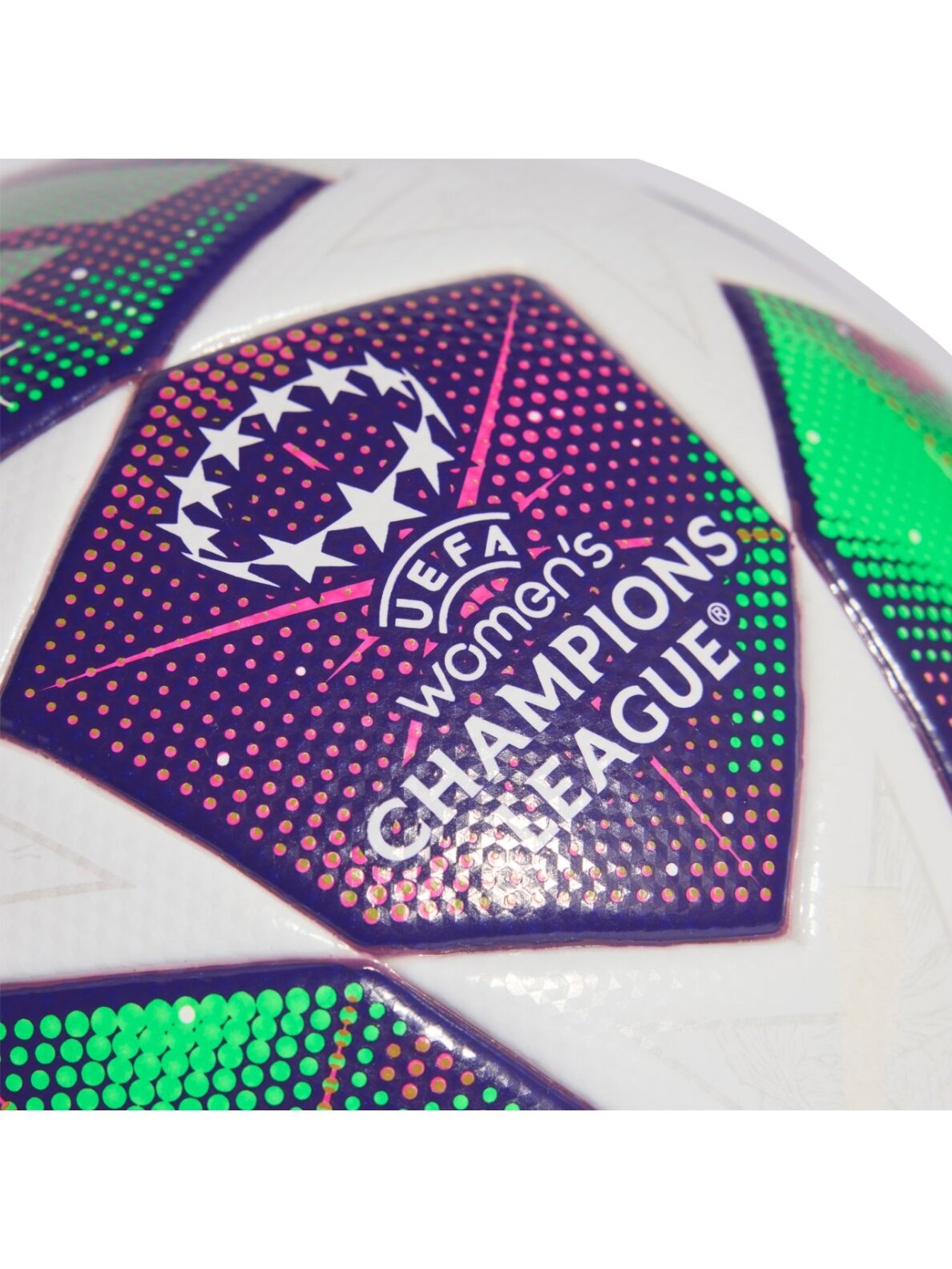 Adidas W UCL 25/26 League Stage futbolo kamuolys moterims violetinė-žalia-balta JP1576 2 Adidas W UCL 25/26 League Stage futbolo kamuolys moterims violetinė-žalia-balta JP1576 2