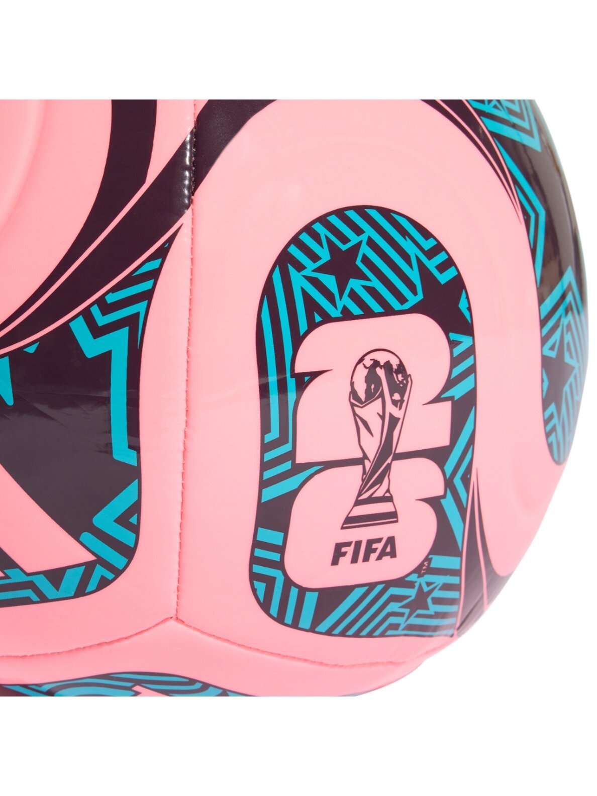 Adidas World Cup 26 Trionda Club futbolo kamuolys rožinis JD8029 2